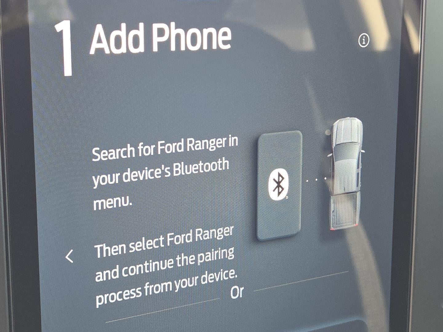 2026 Ford Ranger — interior view